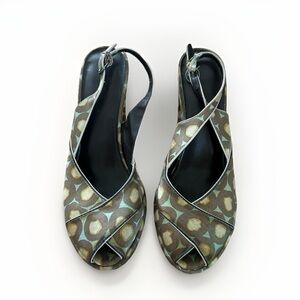 Nine West Slingback Heels Size 7.5